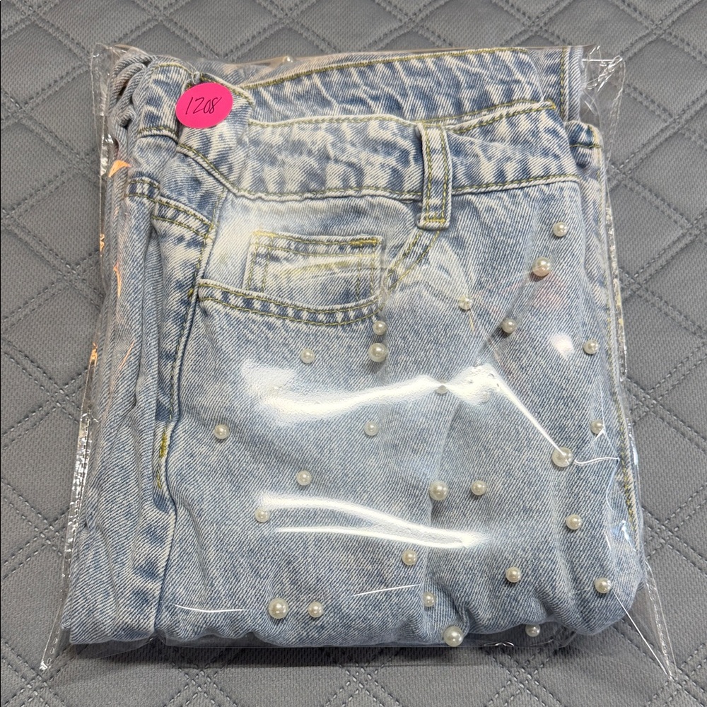 Source Unknown Light Blue Straight Leg Jeans with… - image 10